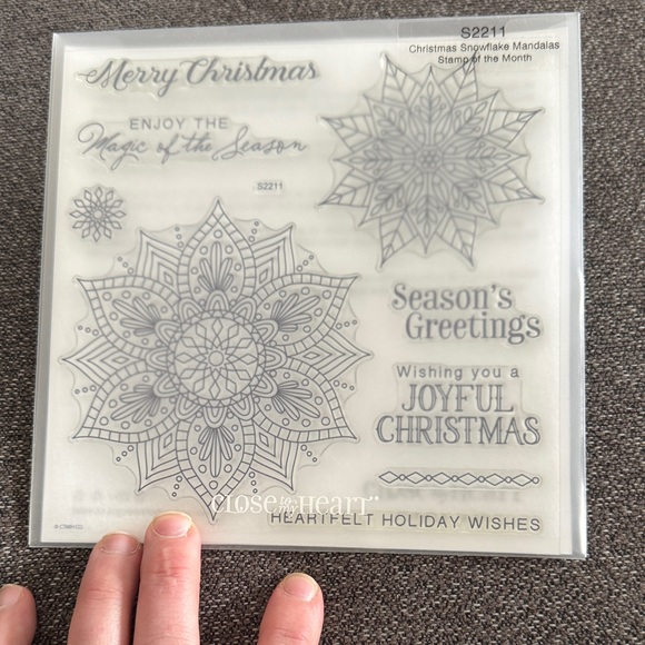 Close To My Heart Other - Snowflake Mandala Stamp Set